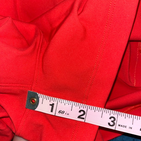 Lululemon bright red on the fly mid rise shorts - Picture 9 of 9